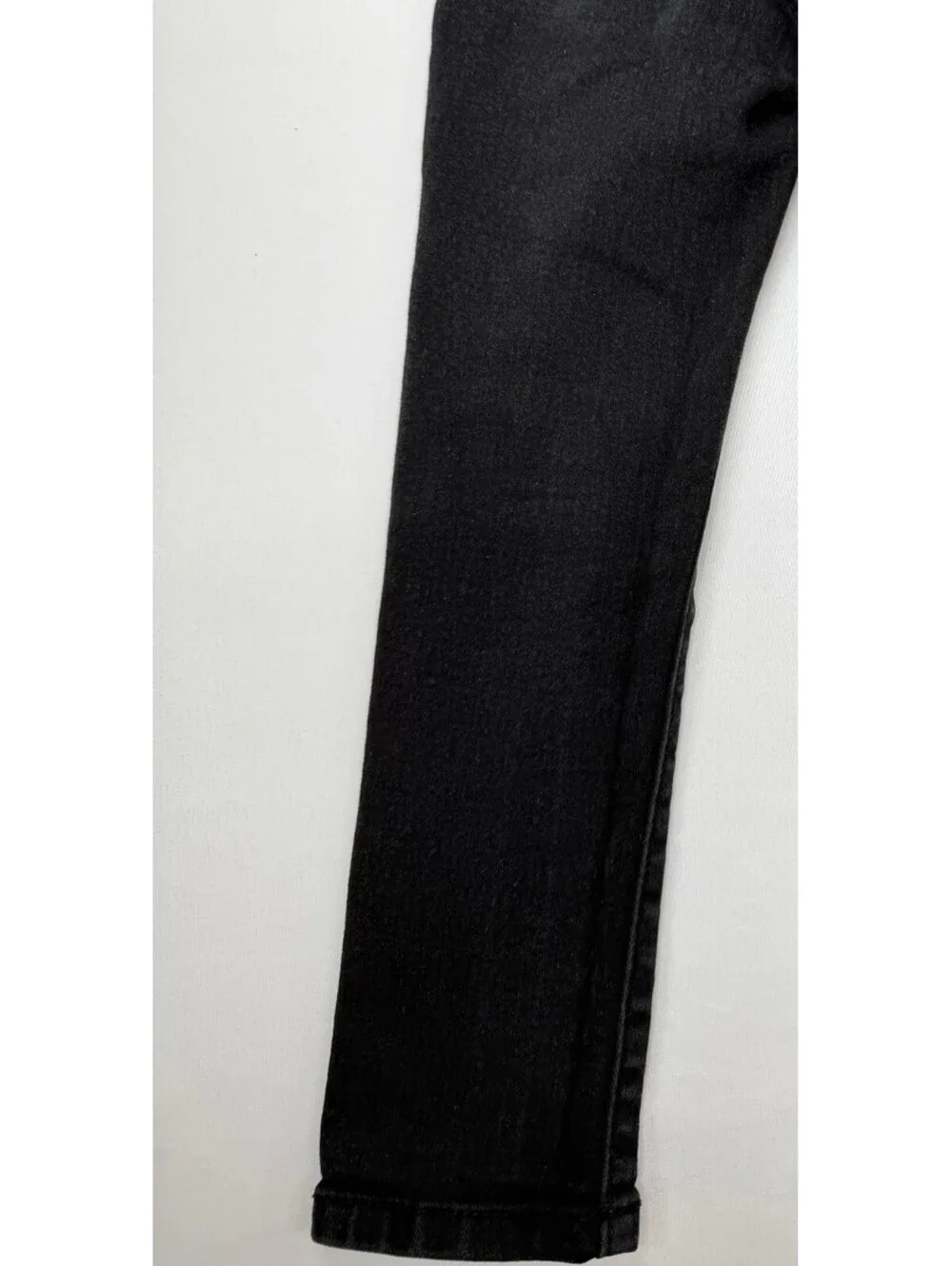 DKNY Kid's Jeans Distressed Denim Skinny Slim Stretch Size 4 Black